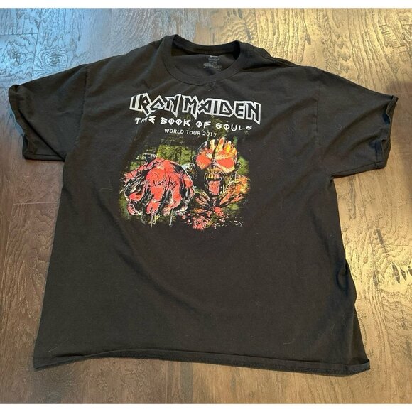 Iron Maiden 2017 Rock Metal Concert Tour tee t-shirt - Picture 1 of 2